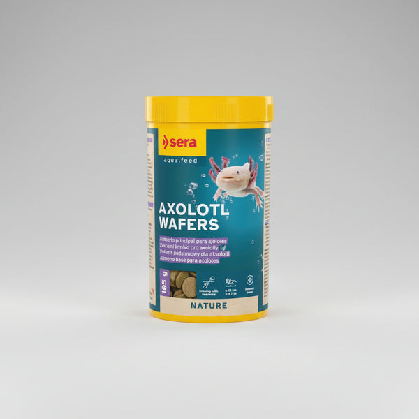 Sera Pienso Ajolotes alimento completo para axolotl y anfibios acuáticos