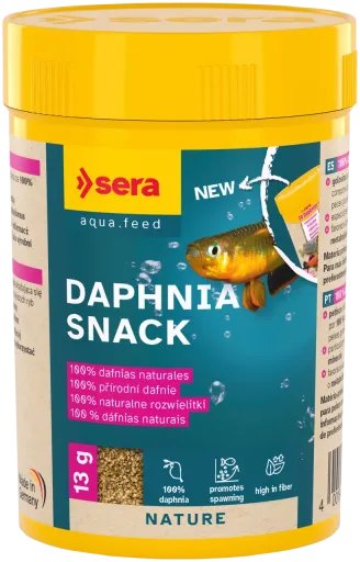 Sera Daphnia Snack dafnias liofilizadas para peces ornamentales