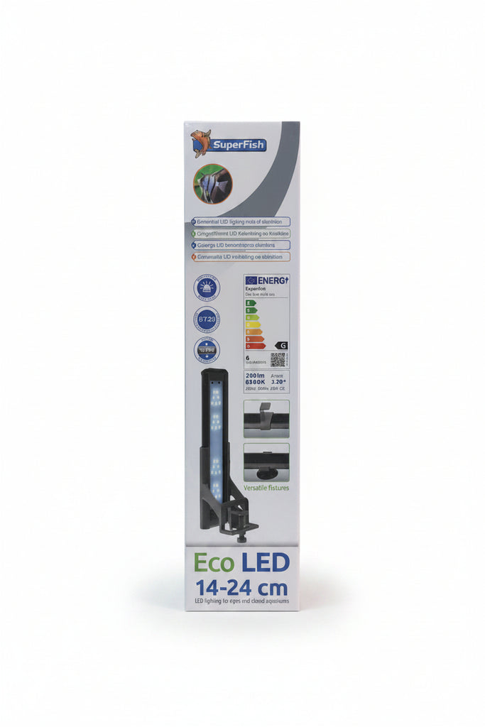 SuperFish Eco LED para Acuario 14-104 cm | Iluminación LED | SuperFish
