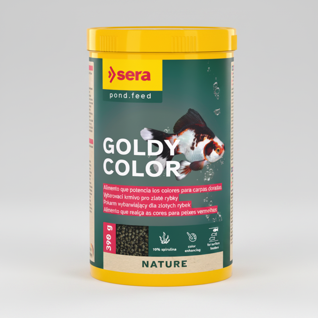 Sera Goldy Color Nature alimento para goldfish y carpas doradas