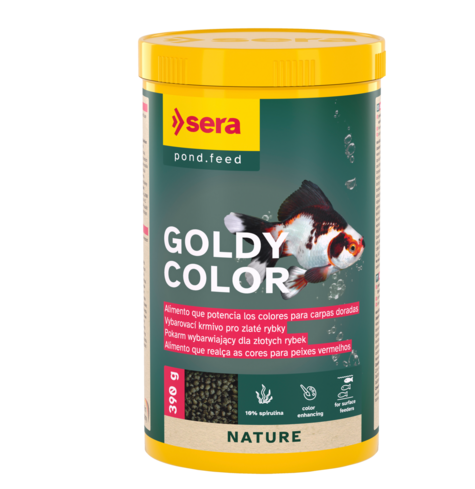Sera Goldy Color Nature alimento para goldfish y carpas doradas
