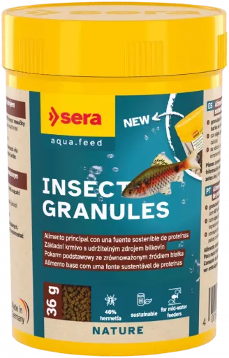 SERA Insect Granules alimento granulado para peces tropicales elaborado con insectos