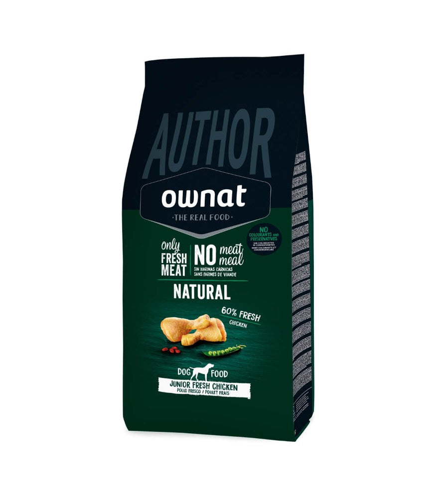 Ownat Author Perro Junior Pollo Fresco