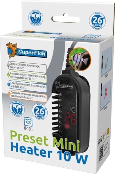 SuperFish Mini Calentador Auto Regulado