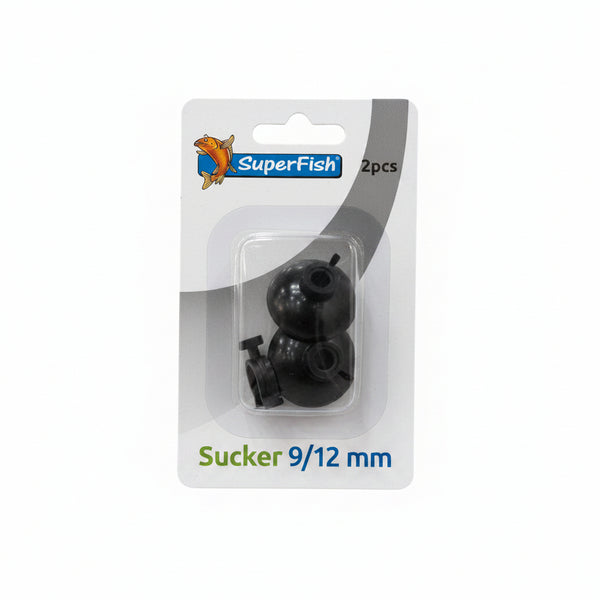 SuperFish Sucker 9/12 mm 2 Unidades | Ventosas para Tubo de Acuario | SuperFish