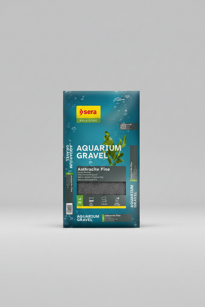 sera Aquarium Gravel Anthracite Fine