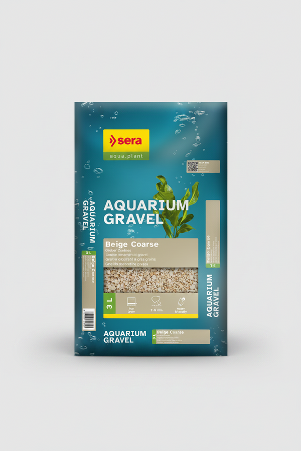 sera Aquarium Gravel Beige Coarse