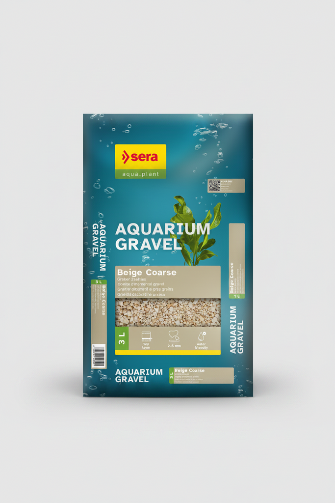 sera Aquarium Gravel Beige Coarse