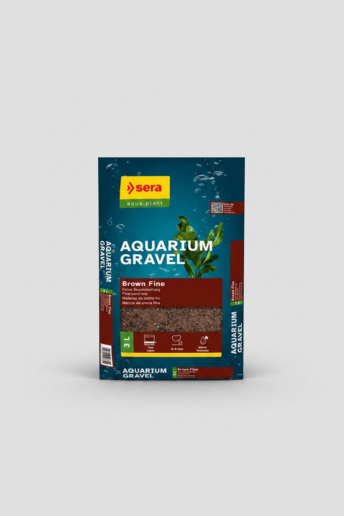 sera Aquarium Gravel Brown Fine