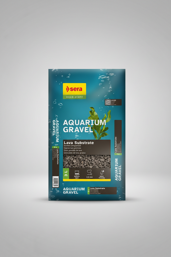 sera Aquarium Gravel Lava Substrate