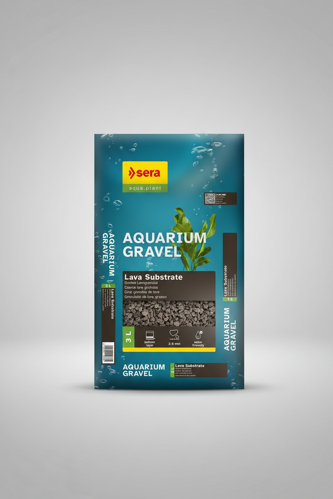 sera Aquarium Gravel Lava Substrate