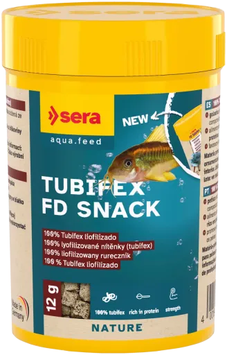 Sera Tubifex FD Snack tubifex liofilizado para peces ornamentales