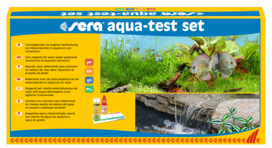 Sera Aqua-Test Set kit completo de análisis de agua para acuarios