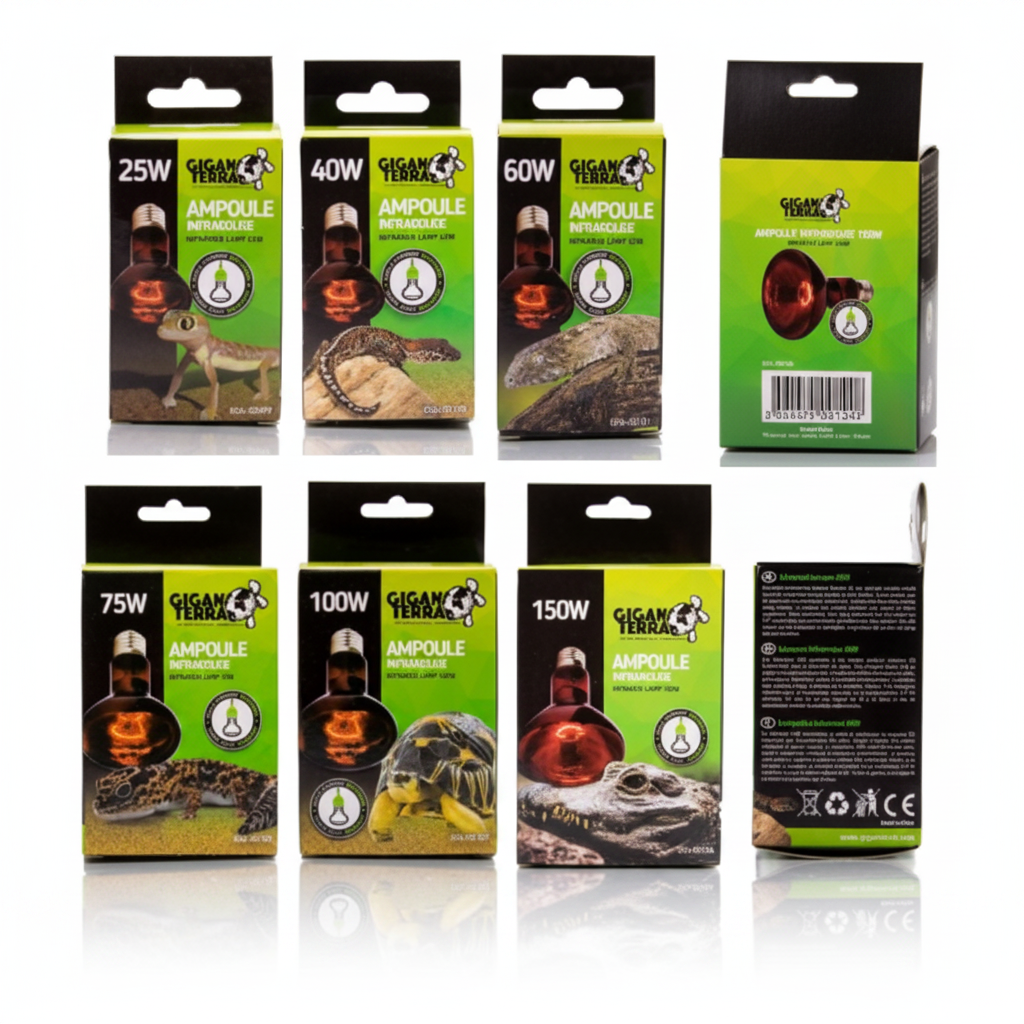 Lámpara Infrarroja para Reptiles | GiganTerra